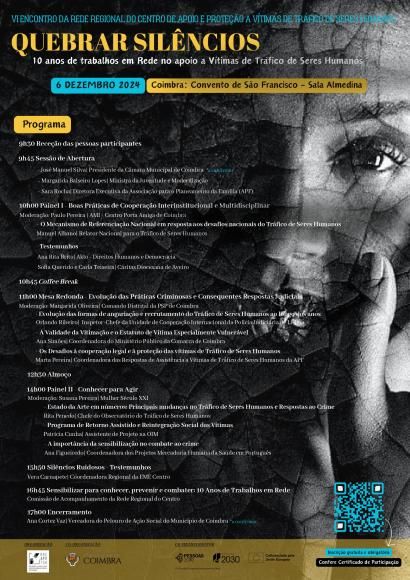 Cartaz retificado do VI Encontro da Rede Regional do Centro