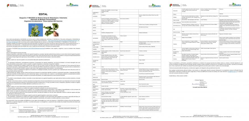 Edital - Trioza erytreae (Del Guercio)