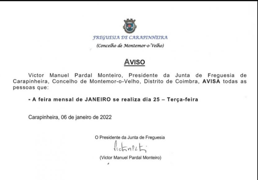 FEIRA MENSAL JANEIRO