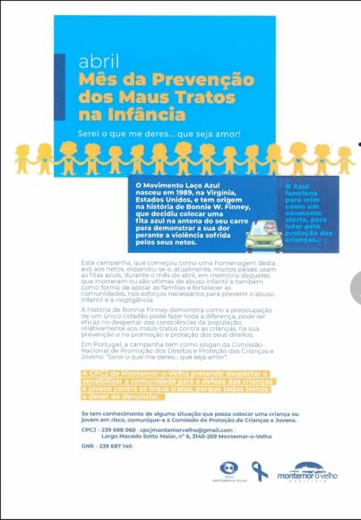 MÊS MAUS TRATOS NA INFÂNCIA