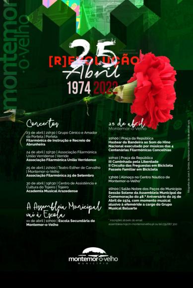 COMEMORAÇÕES DO 25 DE ABRIL