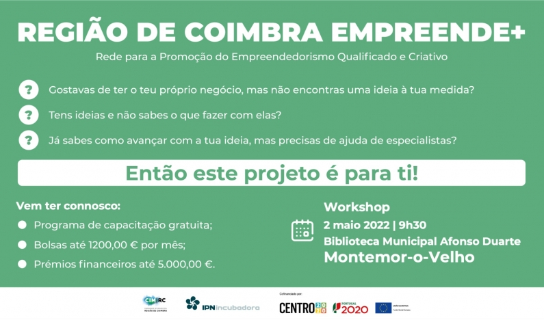 REGIÃO DE COIMBRA EMPREENDE +