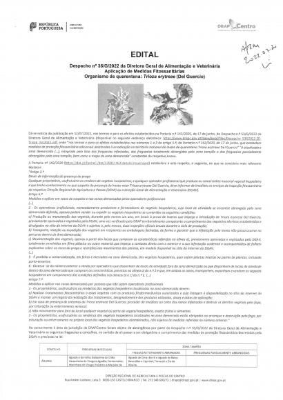 Aplica&ccedil;&atilde;o de medidas fitosanit&aacute;rias- Trioza Erytrease ( Del Guercio)