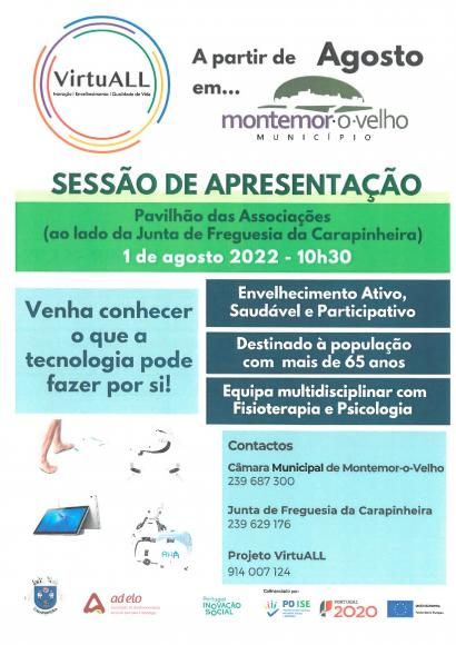 Sess&atilde;o de apresenta&ccedil;&atilde;o- Envelhecimento ativo saud&aacute;vel e participativo