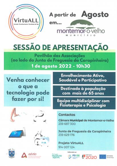 Sessão de apresentação- Envelhecimento ativo saudável e participativo