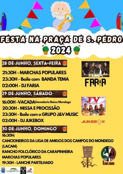 Festa na Pra&ccedil;a de S. Pedro
